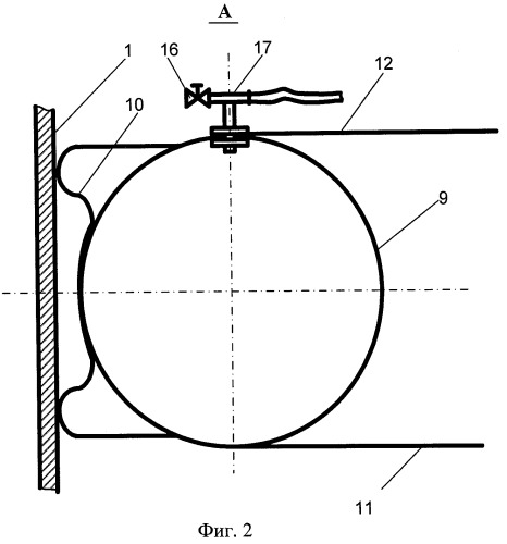Вертикальный цилиндрический резервуар для легкоиспаряющихся жидкостей (патент 2493084)