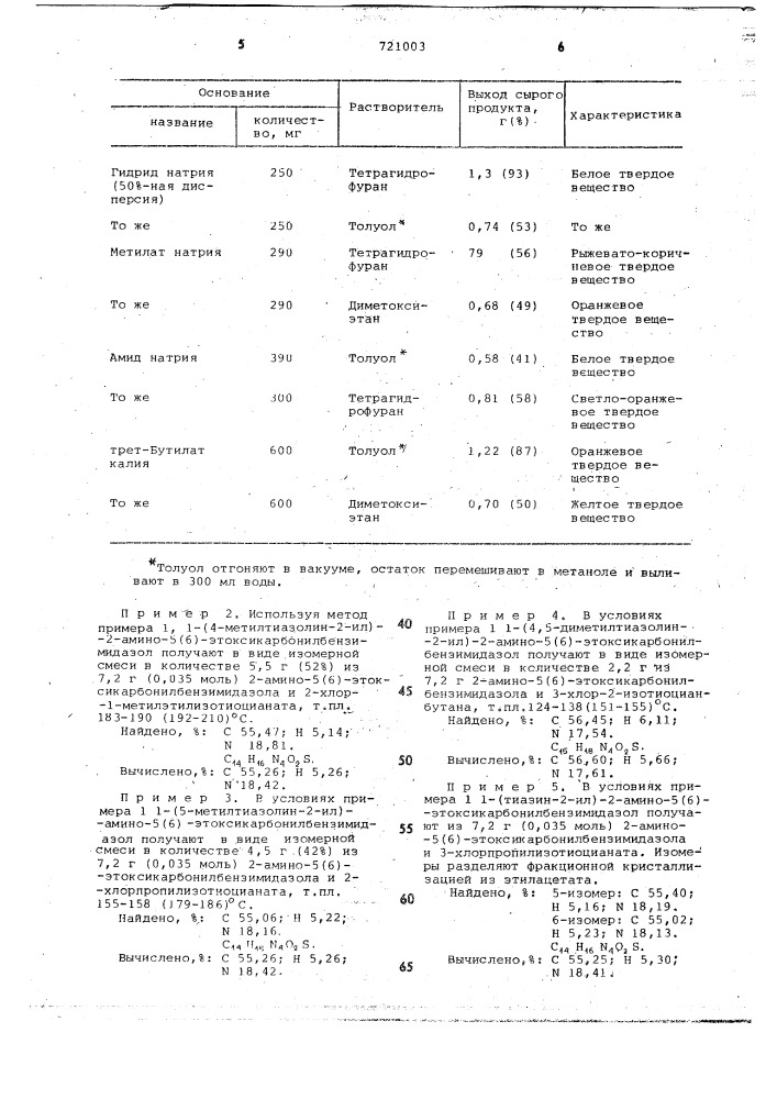 Способ получения производных тиазолинил или тиазинилбензимидазола (патент 721003)