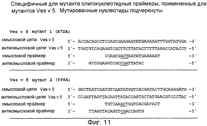 Новые мутантные аллергены (патент 2285042)