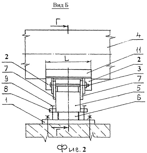 Опора трубопровода (патент 2449197)