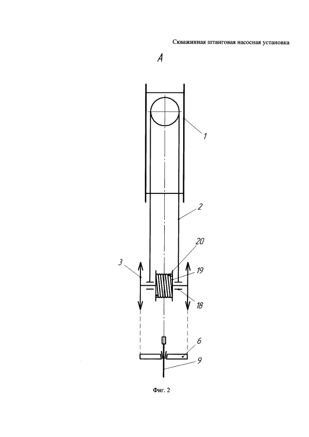 Скважинная штанговая насосная установка (патент 2594038)