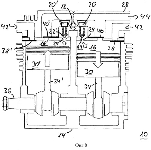 Компрессор с устройством энергосбережения и способ энергосберегающей эксплуатации компрессора (патент 2505705)