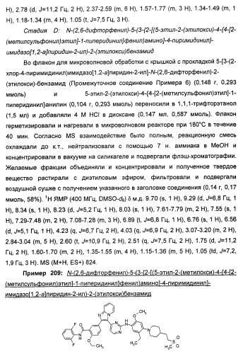 Имидазопиридиновые ингибиторы киназ (патент 2469036)