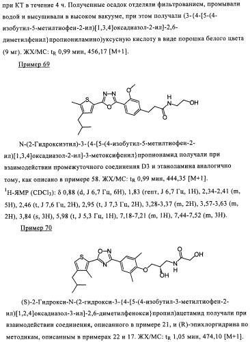 Новые производные тиофена в качестве агонистов рецептора s1p1/edg1 (патент 2437877)