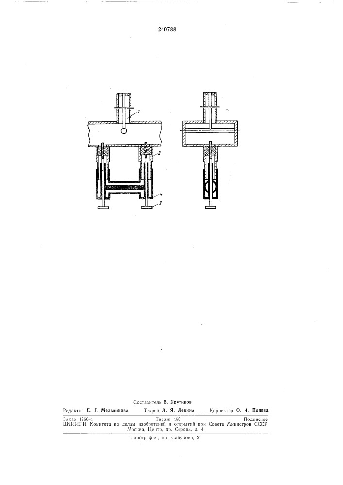 Контур еолноводного режекгорного фильтра (патент 240788)
