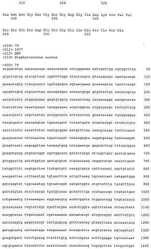 Иммуногенные композиции антигенов staphylococcus aureus (патент 2536981)