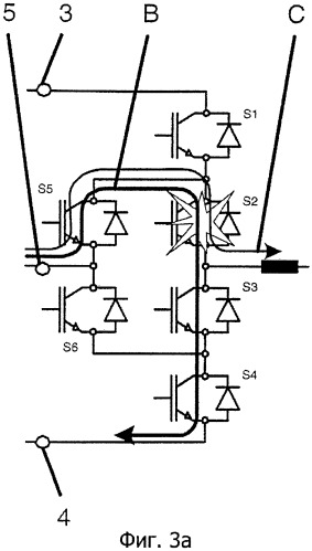 Способ обнаружения и устранения повреждений в схеме преобразователя для коммутации трех уровней напряжения (патент 2346369)