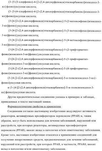 Соединения и композиции в качестве модуляторов ppar-рецепторов, активируемых пролифератором пероксисом (патент 2408589)