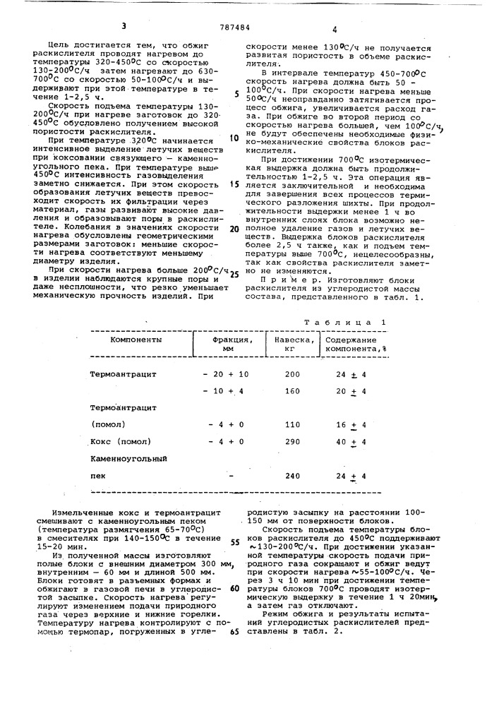 Способ получения углеродистого раскислителя (патент 787484)