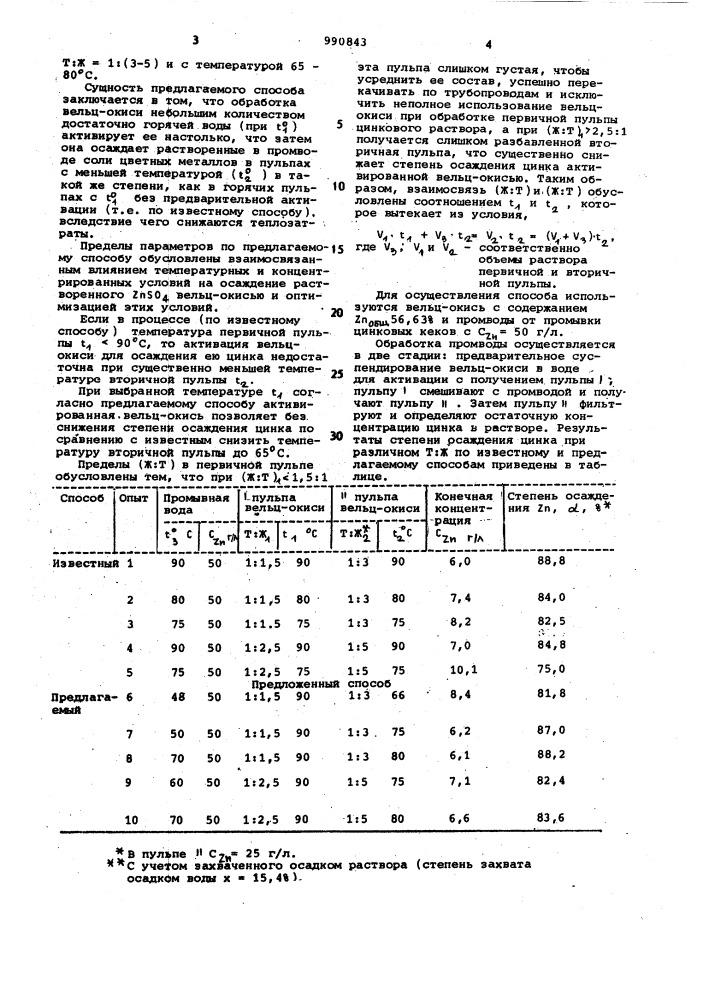 Способ переработки растворов,содержащих сульфат цинка (патент 990843)