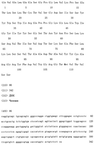 Деградированное антитело, являющееся агонистом tpo (патент 2287534)