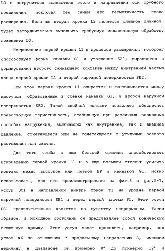 Реализуемое при помощи пластического расширения герметичное трубное соединение с одним или несколькими исходными локальными утолщениями материала (патент 2334907)