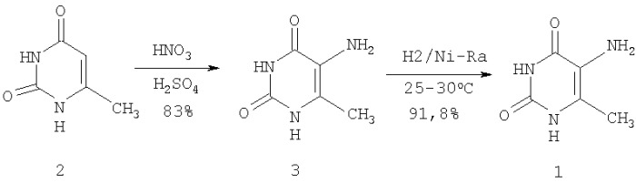 Средство, представляющее собой 5-амино-6-метилурацил, проявляющее антиоксидантную активность, и способ его получения (патент 2398767)