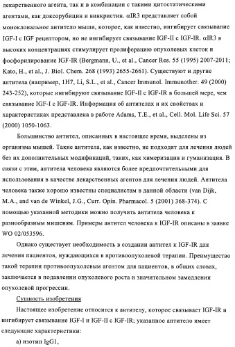 Антитела к рецептору инсулиноподобного фактора роста i и их применение (патент 2363706)