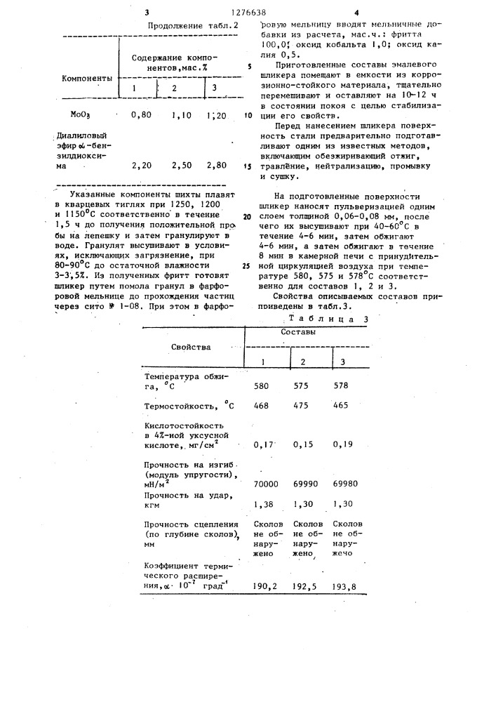 Шихта для получения эмалевого покрытия для стали (патент 1276638)