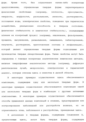 Твердые формы, содержащие (+)-2-[1-(3-этокси-4-метоксифенил)-2-метилсульфонилэтил]-4-ацетиламиноизоиндолин-1, 3-дион, их композиции и применение (патент 2471782)