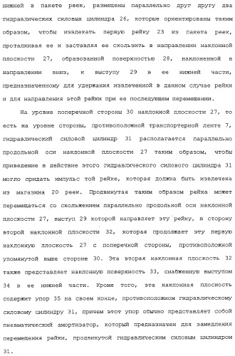 Способ изготовления плит на основе гидравлического связующего, технологическая линия по производству таких плит и устройство для реализации отпечатков (патент 2313452)