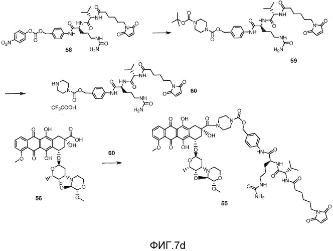 Конъюгаты производного антрациклина, способы их получения и их применение в качестве противоопухолевых соединений (патент 2523419)