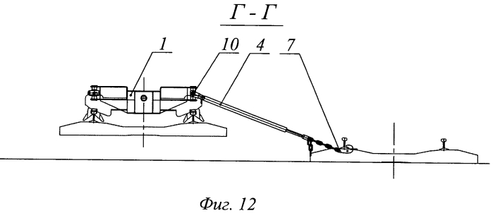 Способ укладки звеньев рельсошпальной решетки в кривых на участках, содержащих не менее двух путей, и траверса укладочного крана (патент 2569451)