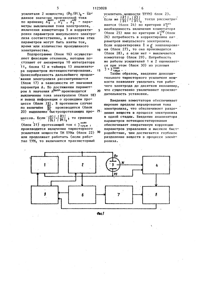 Источник питания импульсно-потенциостатической установки (патент 1123028)