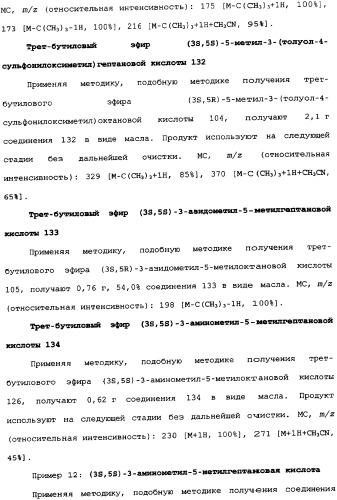 Производные прегабалина для лечения приливов (патент 2353358)