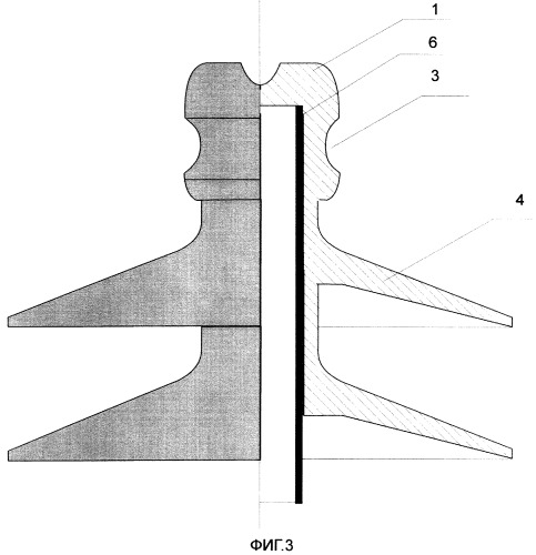 Штыревой кремнийорганический изолятор с оконцевателем (патент 2332740)