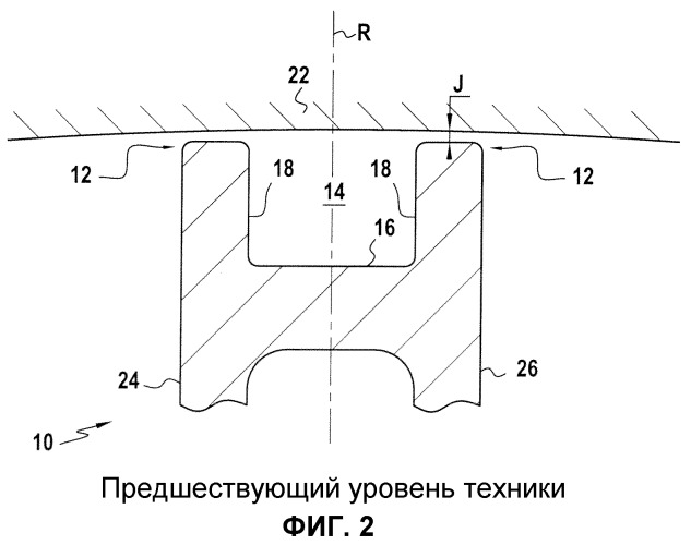 Полая лопатка для ротора турбины, при этом лопатка включает в себя ребро (патент 2503820)