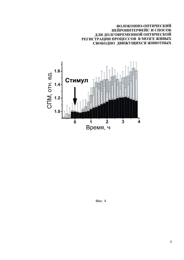 Волоконно-оптический нейроинтерфейс и способ для долговременной оптической регистрации процессов в мозге живых свободно движущихся животных (патент 2637823)