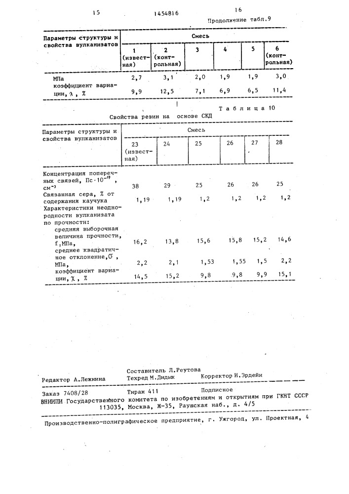 Резиновая смесь (патент 1454816)
