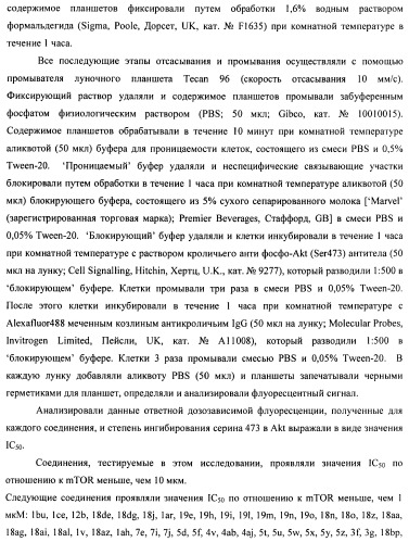 Производные 2-метилморфолин пиридо-, пиразо- и пиримидо-пиримидина в качестве ингибиторов mtor (патент 2445312)