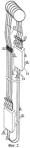 Способ замены канатов шахтной подъемной установки со шкивом трения и устройство для его осуществления (патент 2409513)