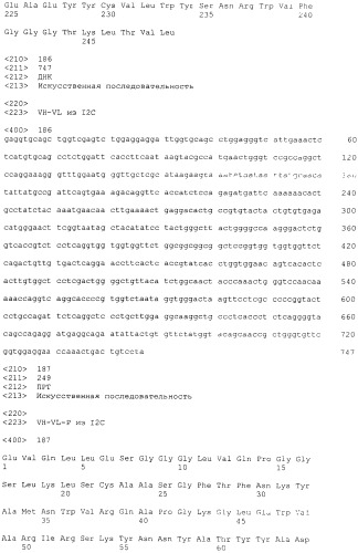 Pscaxcd3, cd19xcd3, c-metxcd3, эндосиалинxcd3, epcamxcd3, igf-1rxcd3 или fap-альфаxcd3 биспецифическое одноцепочечное антитело с межвидовой специфичностью (патент 2547600)