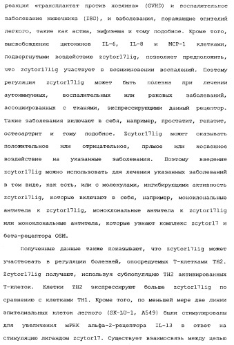 Новый лиганд рецептора цитокина zcytor17 (патент 2360923)