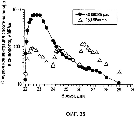 Фармакокинетическое и фармакодинамическое моделирование введения эритропоэтина (патент 2248215)