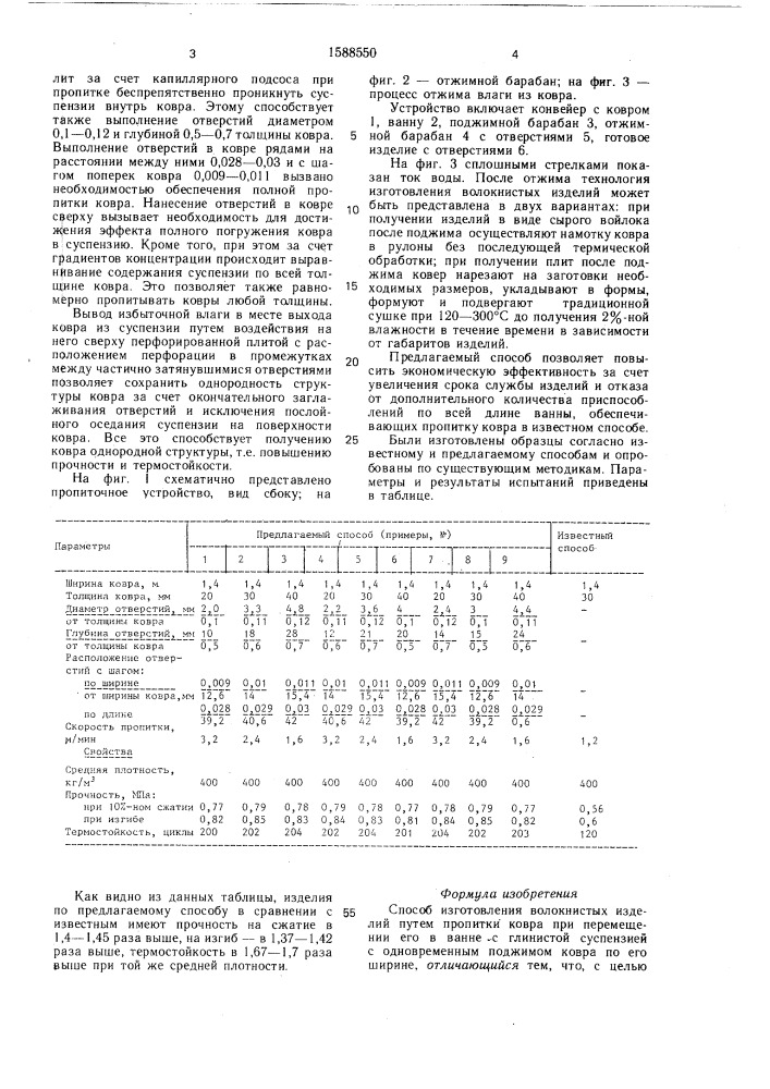 Способ изготовления волокнистых изделий (патент 1588550)