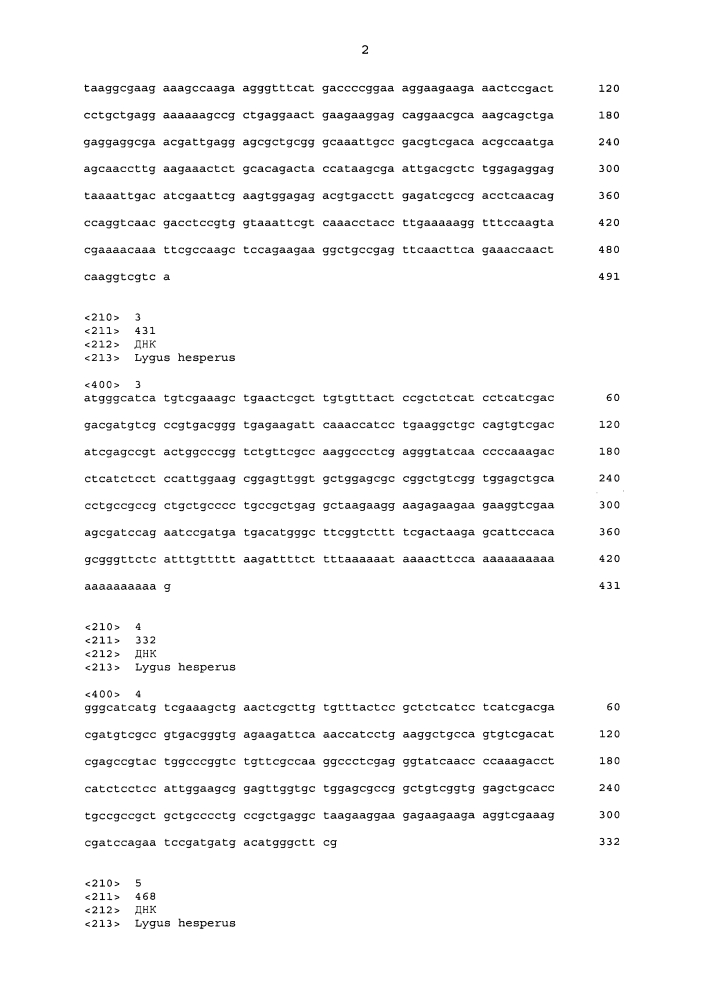 Подавление экспрессии генов у насекомых-вредителей (патент 2619219)
