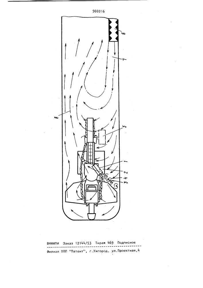 Способ проветривания тупиковых выработок (патент 900016)