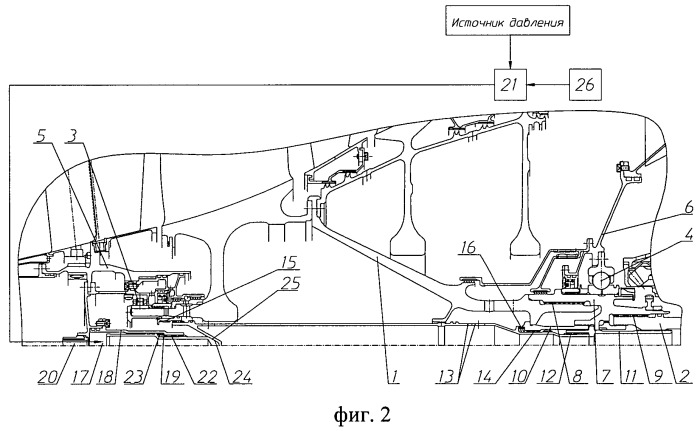 Узел отсоединения валов в роторе низкого давления газотурбинного двигателя (патент 2522233)