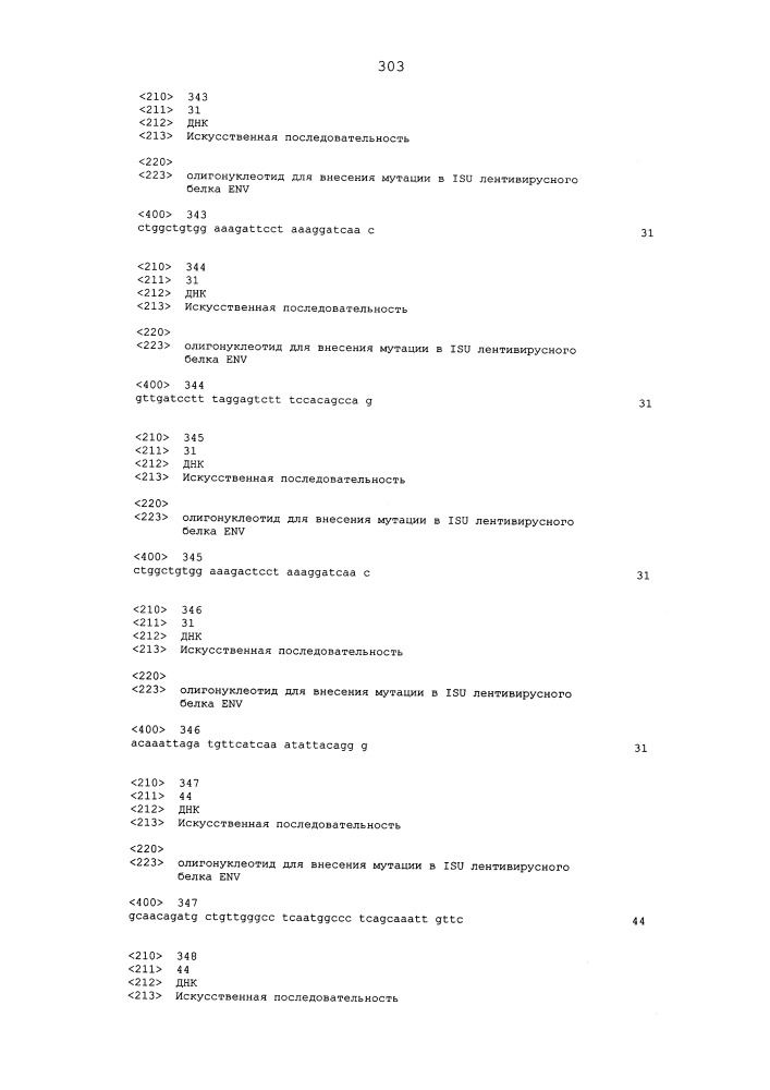 Мутантные лентивирусные белки env и их применение в качестве лекарственных средств (патент 2654673)