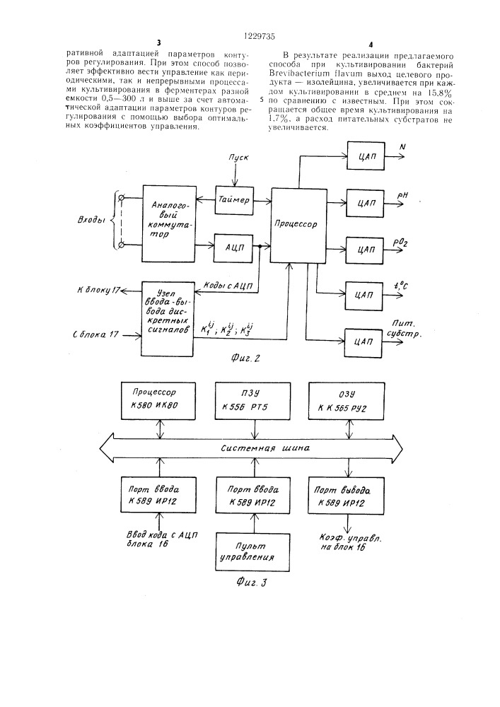 Способ автоматического управления процессом культивирования микроорганизмов (патент 1229735)