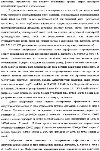 Кокцидиальная вакцина и методы ее приготовления и использования (патент 2324498)