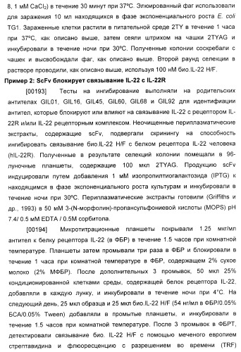 Антитела к il-22 человека и их применение (патент 2467016)