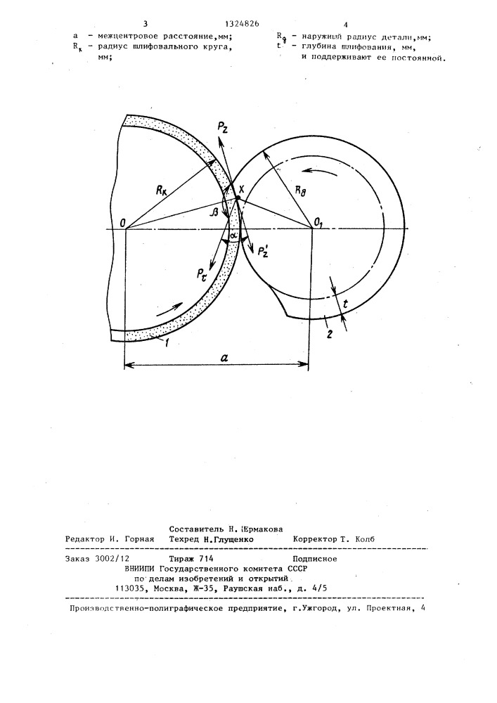 Способ врезного шлифования круглых деталей (патент 1324826)