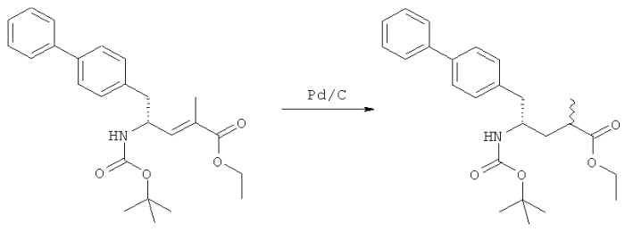 Способ и промежуточные соединения для получения производных 5-бифенил-4-ил-2-метилпентановой кислоты (патент 2513521)