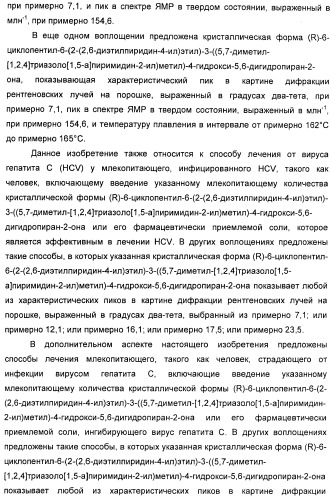 Кристаллическая форма (r)-6-циклопентил-6-(2-(2,6-диэтилпиридин-4-ил)этил)-3-((5,7-диметил-[1,2,4]триазоло[1,5-a]пиримидин-2-ил)метил)-4-гидрокси-5,6-дигидропиран-2-она, ее применение и фармацевтическая композиция, содержащая ее (патент 2401268)