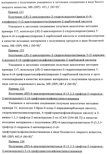 Производные 3-пиридинкарбоксамида и 2-пиразинкарбоксамида в качестве агентов, повышающих уровень лвп-холестерина (патент 2454405)