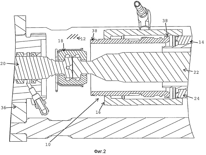 Телескопический корпус соединительного элемента штока (патент 2536464)