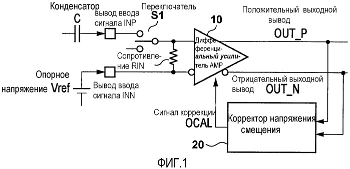 Дифференциальное усилительное устройство (патент 2487468)