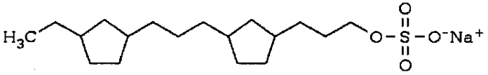 Поверхностно-активные вещества со встроенными в углеводородную цепь остатками циклопентана (патент 2589054)