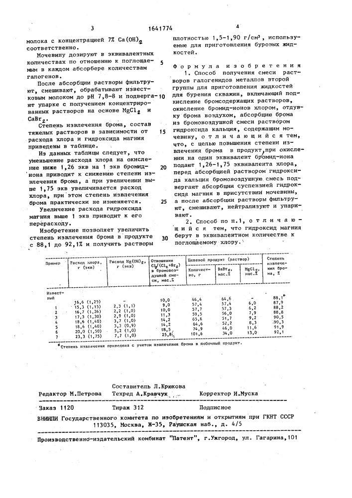 Способ получения смеси растворов галогенидов металлов второй группы (патент 1641774)